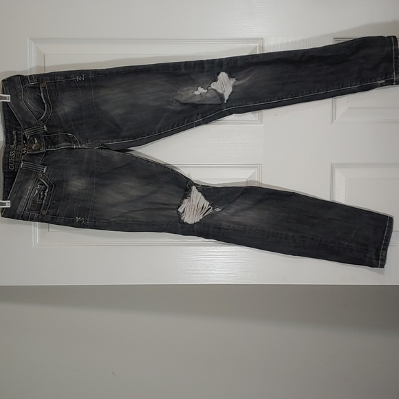 guess premium daredevil skinny jeans